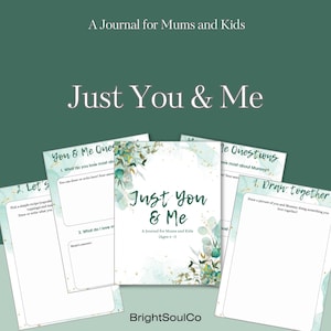 Mom and Me Journal for Kids – Printable Q and A and Drawing Book 35 pages – Ages 4–7 – Bonding Activities – Digital PDF A4 & US Letter