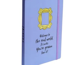 Friends Softcover Notebook: Iconic Yellow Frame (Lined, Lightweight)