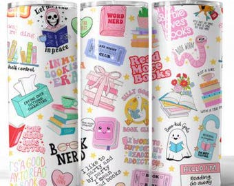 Tumbler - Cute Bookish Reader