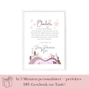 Geschenk Taufe Mädchen personalisiert – personalisierte Geschenke Taufe, Geschenk Baby Taufe Geburt, Taufe Baby Geschenk personalisiert
