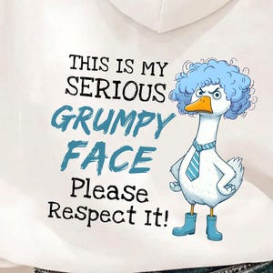 Mürrische Gans PNG - Lustige sarkastische Zitate Shirt Design (Digitaler Download)