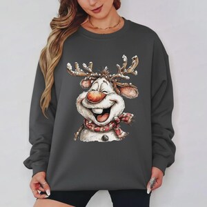Nyckfull akvarell snögubbe clipart-paket | Jul PNG-grafik (digital nedladdning) bild 3