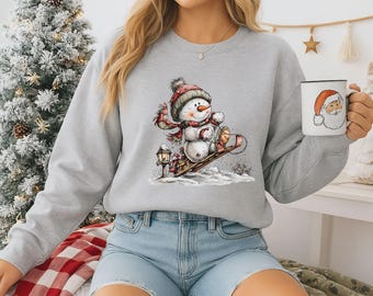 Christmas Snowman PNG Bundle|Cute Winter Snowman Clipart |16 Watercolor Snowman Illustrations|Holiday Sublimation |Christmas Craft Graphics