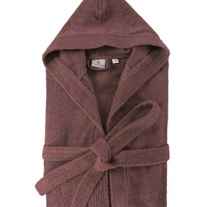 Luxury Hooded Bathrobe , Soft Absorbent Cotton Robe for Men & Women | Spa | Shower | Lounge Wear | Unisex Terry Cloth Robe with Belt