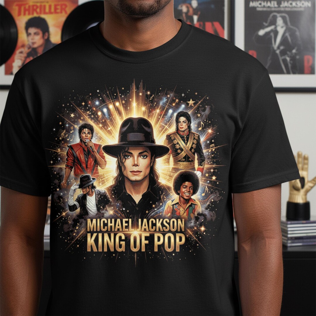 Michael Jackson King of Pop T-shirt | Music Icon, Retro Concert