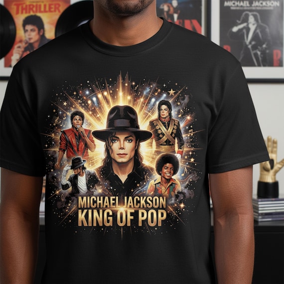 Michael Jackson King of Pop T-shirt | Music Icon, Retro Concert 