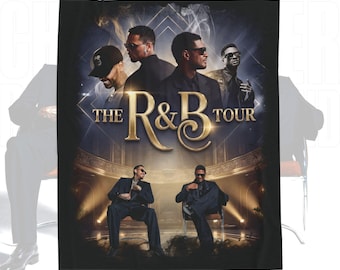 R&B Raymond and Brown Tour Blanket | Concert Throw