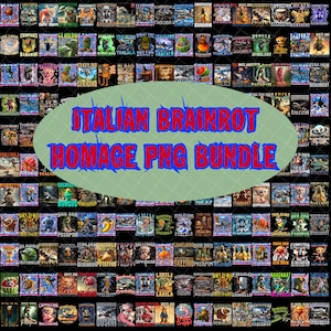 200+ Italienische Brainrot Hommage Png Bündel, Italienische Gehirnrot Shirt Design, Bombardino Crocodilo Png, Tralalero Tralala, Tung Tung Tung Sahur Png