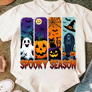 Retro Halloween Cat Ghost Png, Girly Halloween Png, Fall Png, Halloween Png, Spooky Season Png, Pumpkin Halloween, Spooky Mama png