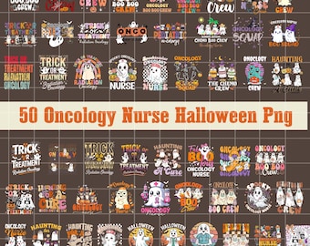 Oncologie griezelige verpleegkundige Halloween png-bundel, Heme Onc RN, cadeau verpleegkundige kinderoncologie, kankerbewustzijn png, kankerbestrijding png, verpleegkundige png