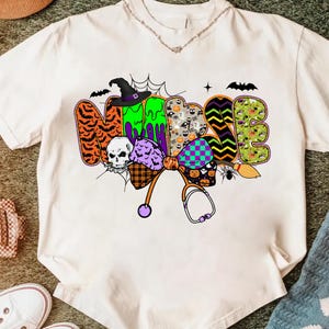 Nurse Halloween Png, Halloween png, Halloween Shirt Design, Nurse png, Pumpkin Png, Spooky Png, Sublimation Design, Png sublimation