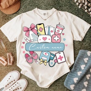 Personalized Nurse Png Sublimation Design Download, Nurse Png, Nursing Png, Custom Name Nurse, Nurse Life Png, Gift For Nurse