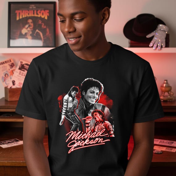 Michael Jackson Tee | Vintage Pop Icon Shirt - Etsy