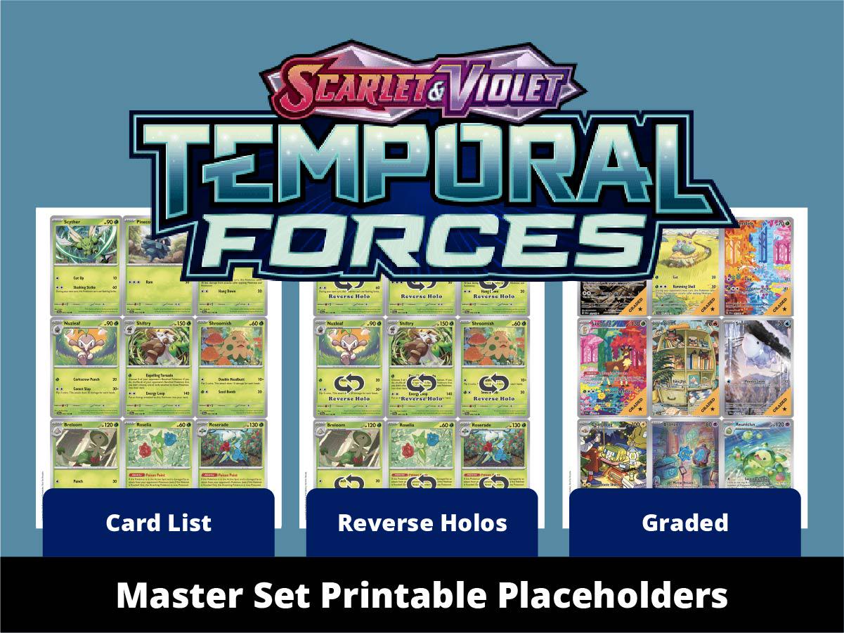how many different pokemon booster packs are there Pokemon Scarlet & Violet Temporal Forces Sleeved Booster Pack