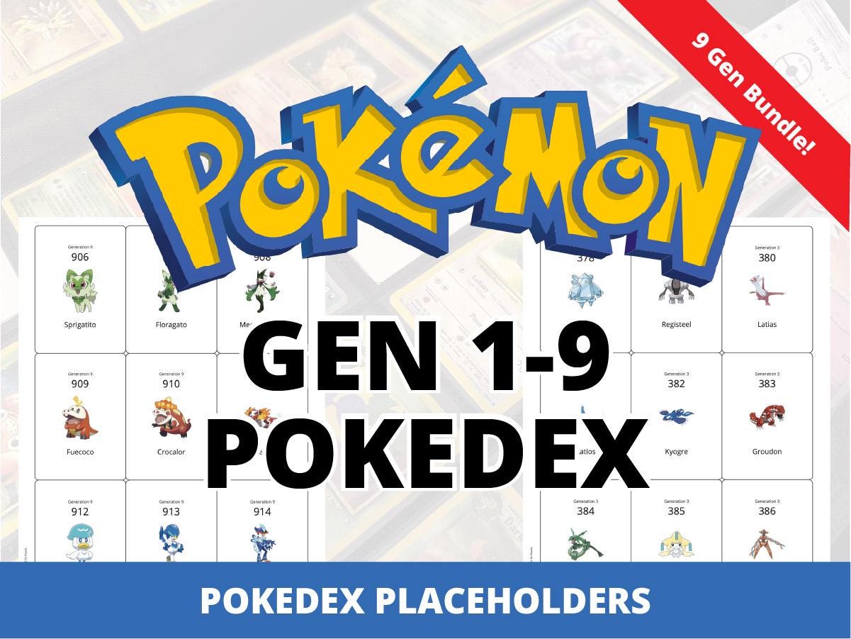 Pokedex pokemons - Etsy 日本