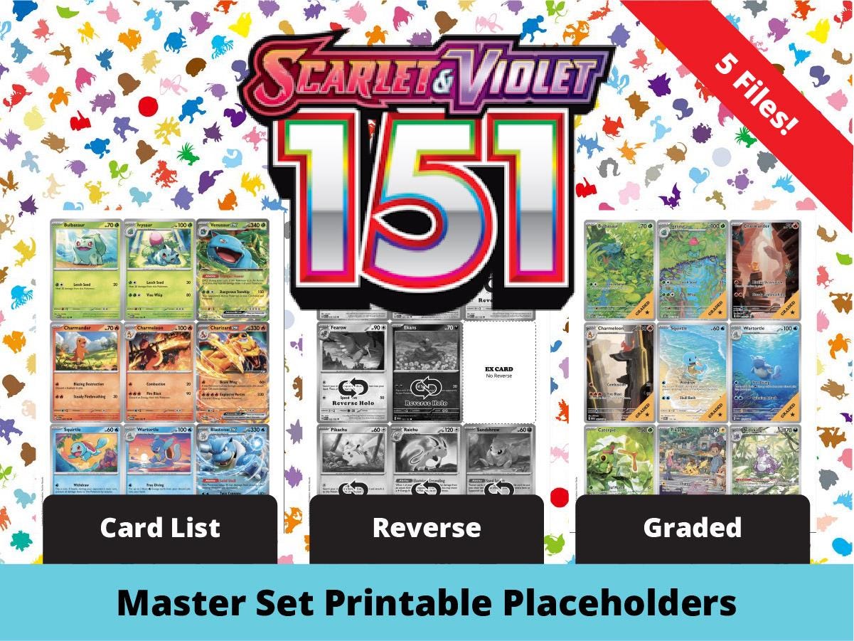 how to make pokemon cards on the computer Pokemon Scarlet & Violet 151 Binder Collection