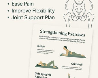 Joint Relief & Hip Mobility Plan – Strengthen, Rebuild, and Ease Daily Movement Naturally