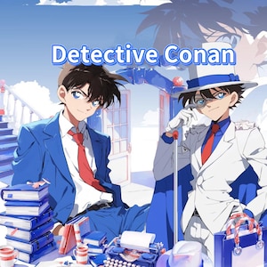 Detektiv Conan Clipart Buddle I Karaktärer+Ramar+Bakgrund