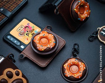 Cute Panda Cartoon Hard & Leather Flip Case iPhone 17 Pro Max Air