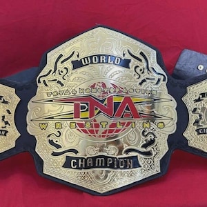 TNA World Heavyweight Wrestling Championship Replica Belt 2mm