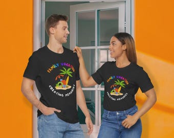Family Vacation Graphic T-Shirt, Matching Travel Tee