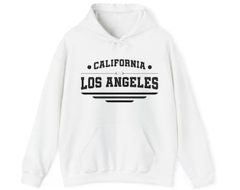 California Los Angeles Graphic Hoodie | Unisex Pullover Sweatshirt
