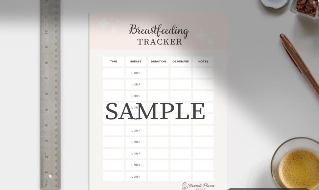 Weekly Baby Feeding Tracker Printable | Pink Breastfeeding & Bottle Log ...