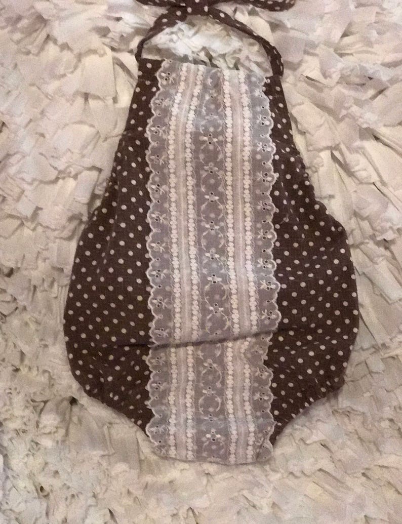 Boho Baby Romper Bloomers Diaper Cover Bubble Suit Vintage Boho Romper