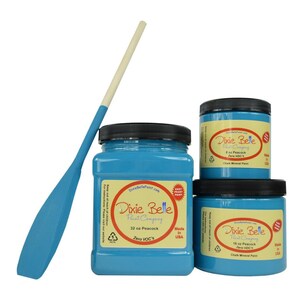 PEACOCK - Dixie Belle - Chalk Mineral Paint - 118ml/4oz - 236ml/8oz - 473ml/16oz - 946ml/32oz