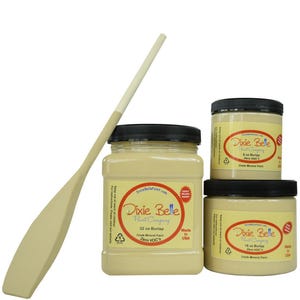 BURLAP - Dixie Belle - Creamy Light Earthy Taupe Chalk Mineral Paint - 118ml/4oz - 236ml/8oz - 473ml/16oz - 946ml/32oz