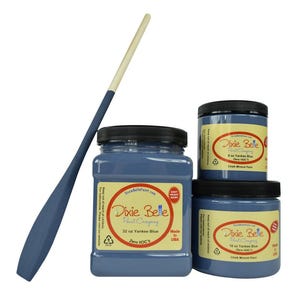 YANKEE BLUE - Dixie Belle - Chalk Mineral Paint - 118ml/4oz - 236ml/8oz - 473ml/16oz - 946ml/32oz