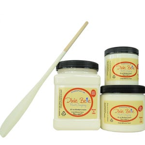 BUTTER CREAM - Dixie Belle - Creamy White Chalk Mineral Paint - 118ml/4oz - 236ml/8oz - 473ml/16oz