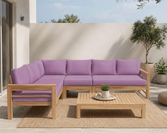 Op maat gemaakt bank- en bankkussen van 3 inch dik – extra dik comfort voor gebruik binnen en buiten