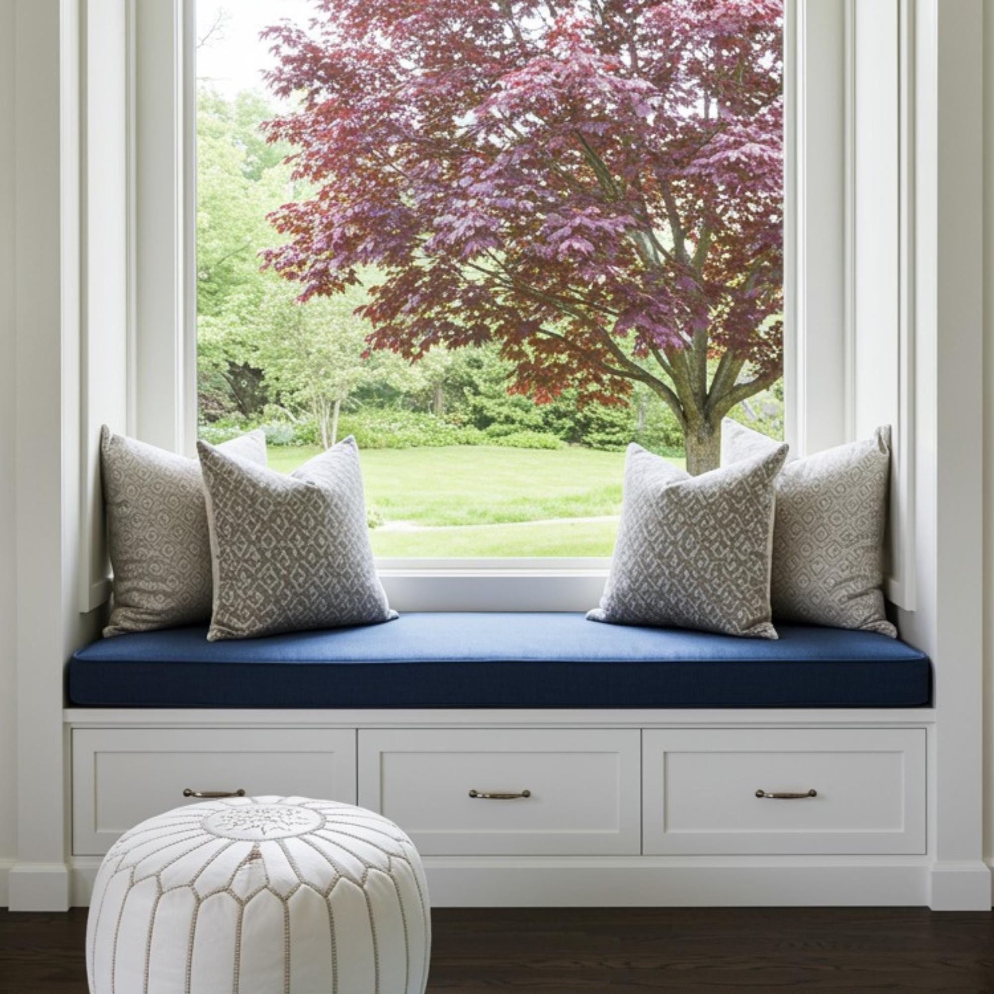 Handcrafted Window Seat Cushion: 2-inch Thick Reading Nook Padding - Etsy