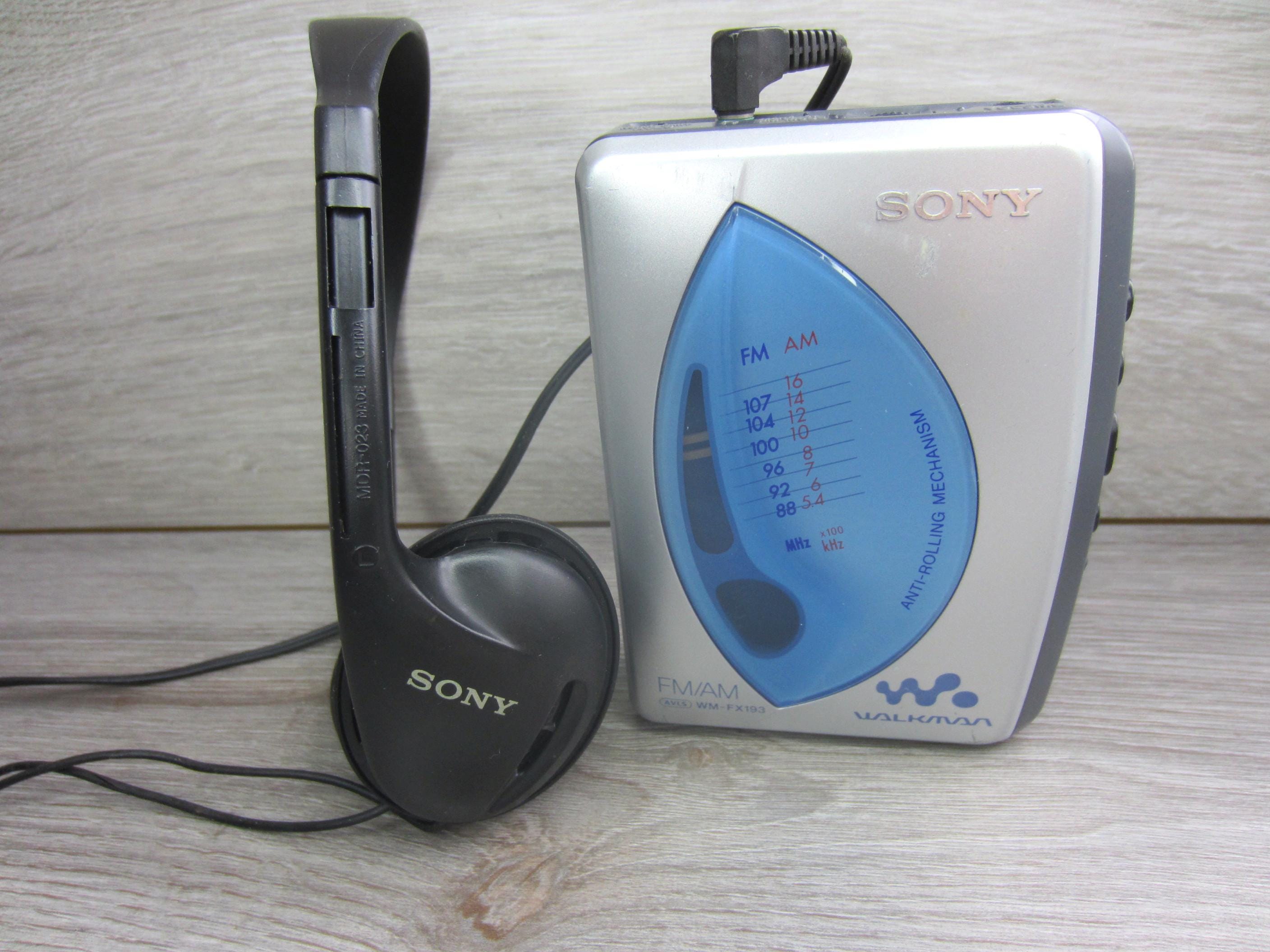 Walkman K7 Realistic Vintage – Bleu, Lecteur Cassette Audio, état Fonctionnel