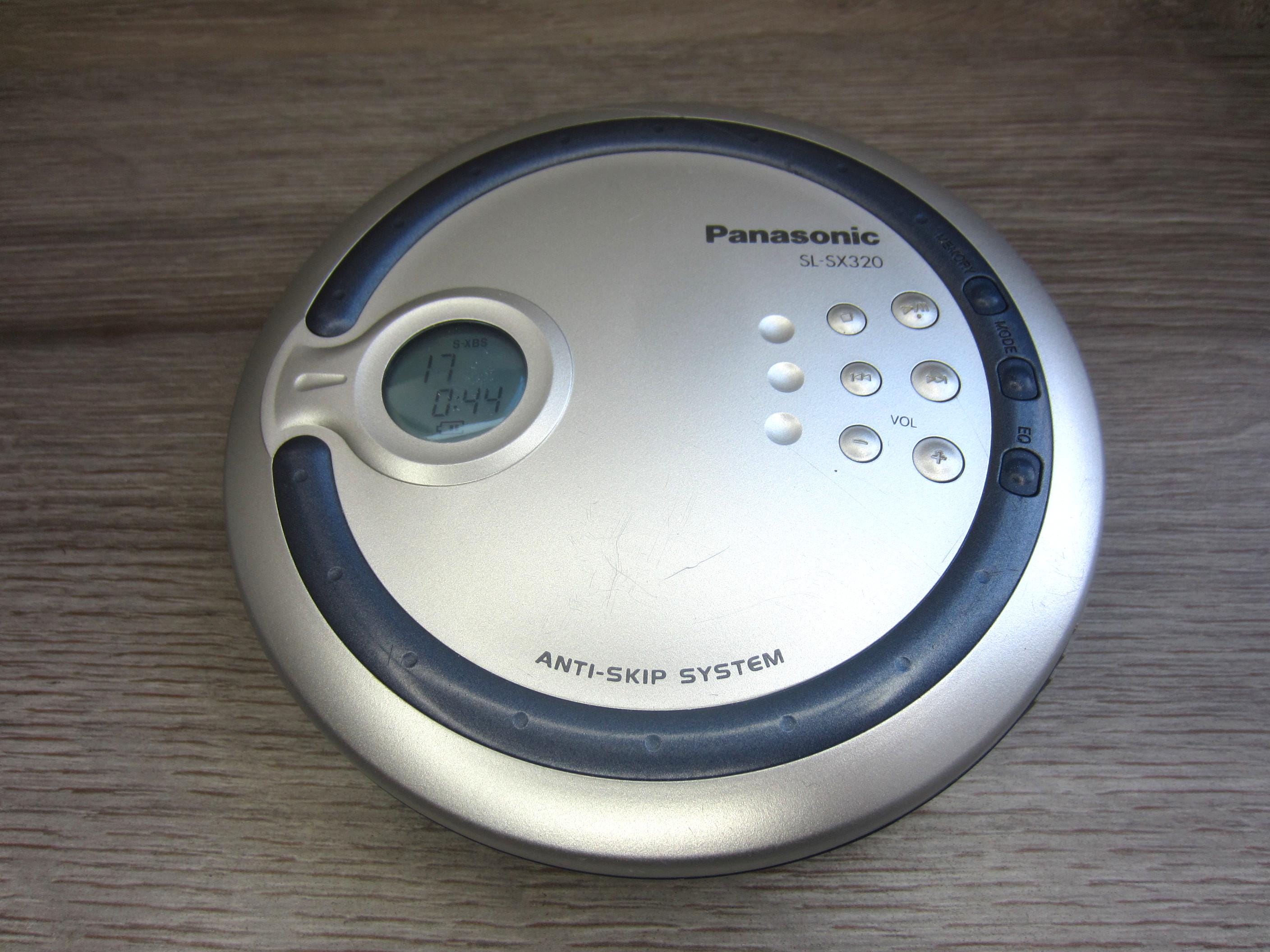 Vintage CD Player Panasonic SL-SX320, Player Portable Retro Tested