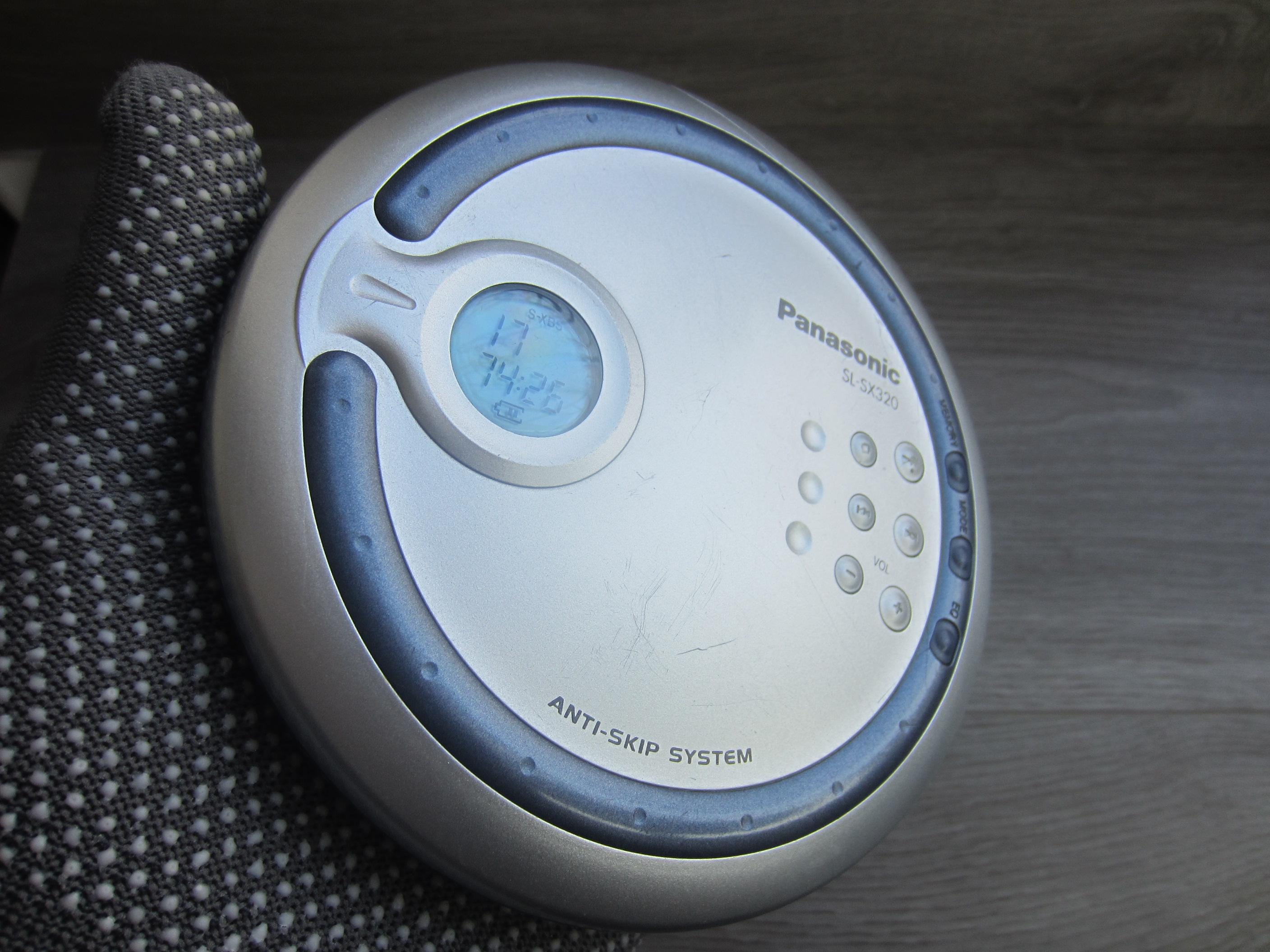 Vintage CD Player Panasonic SL-SX320, Player Portable Retro Tested