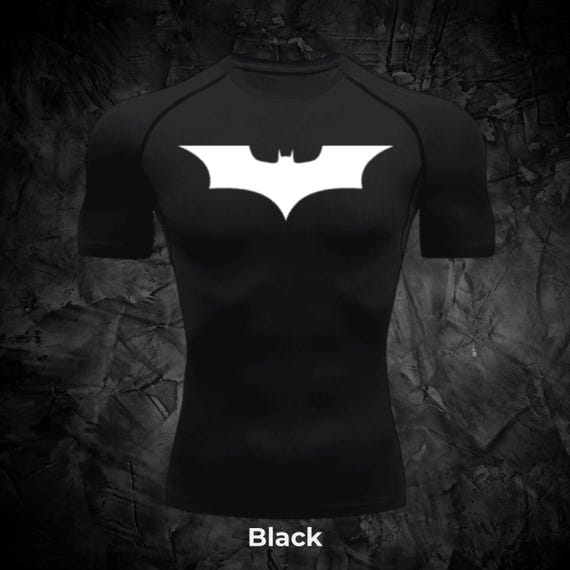 Batman Compression Shirt | Superhero Gym Top | Ultra-tight Workout