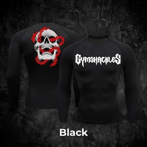 Shackled Compression Shirt Langarm - Herren Muskelshirt - Workout Compression Shirt von Gymshackles