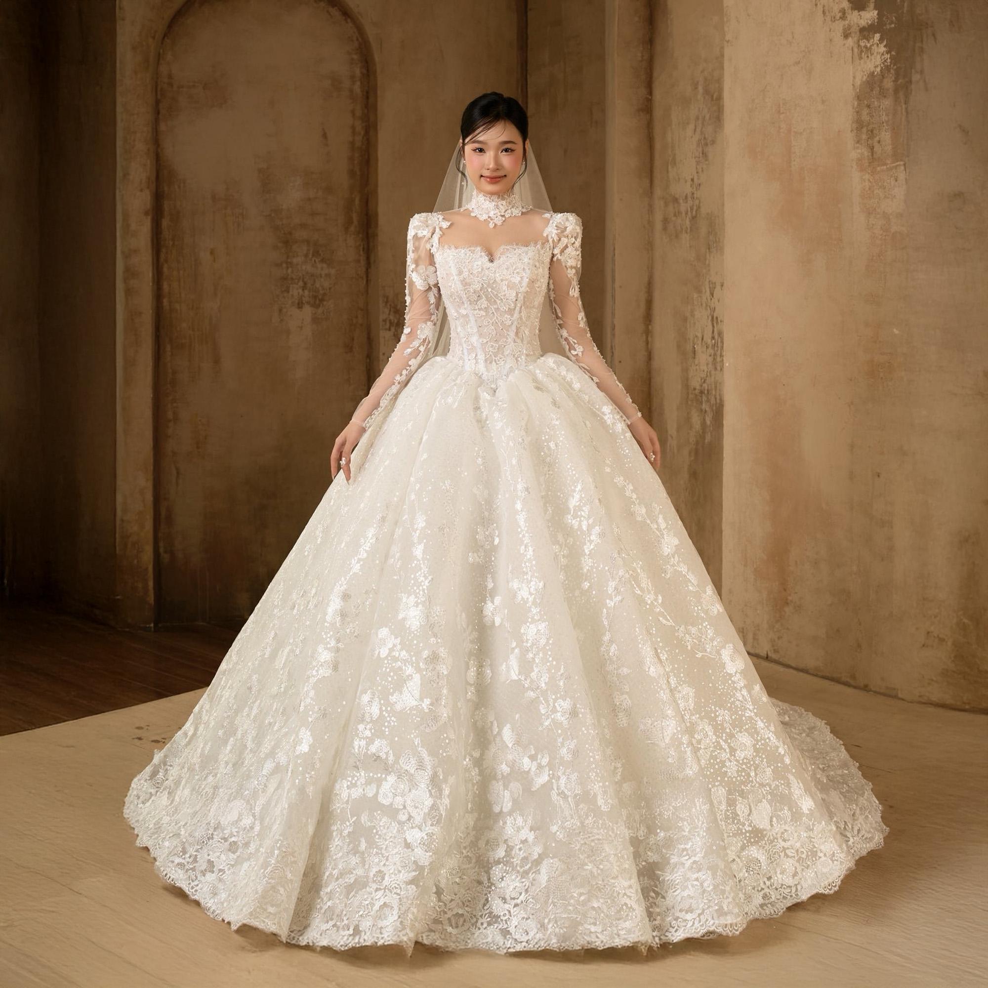 Lace Ball Gown Wedding Dress