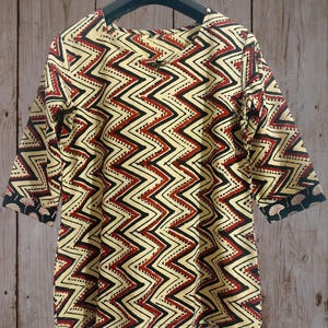 Hand Block Printed Cotton Kurti Top – Ethnic Boho Tunic | Women&#39;s Casual Indian Wear
