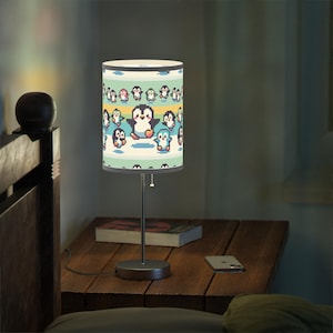 Pixel Penguin Table Lamp home decor