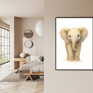 Baby Safari Animal Prints Set,Original Safari Nursery Wall Art,Cute Baby Animal Decor,Kid Room&Baby Room Artwork,Safari Theme Nursery Prints