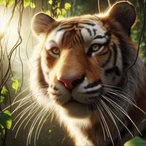 Tiger, Kunst, Digitaldruck, Wandkunst, Wandposter