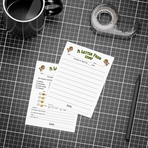 Diabetes Camp Postkarten Set, Sommer Camp Briefpapier, Camp Post, Kinder Camp Briefpapier, Fun Camping Grußkarten