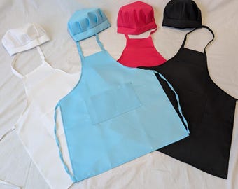Kinderkoch Schürze & Hut Set: Pretend Play Koch Outfit