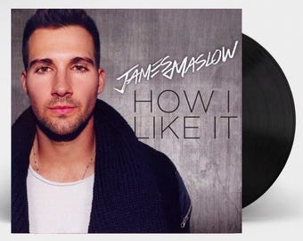 James Maslow- How I like it vinyl record