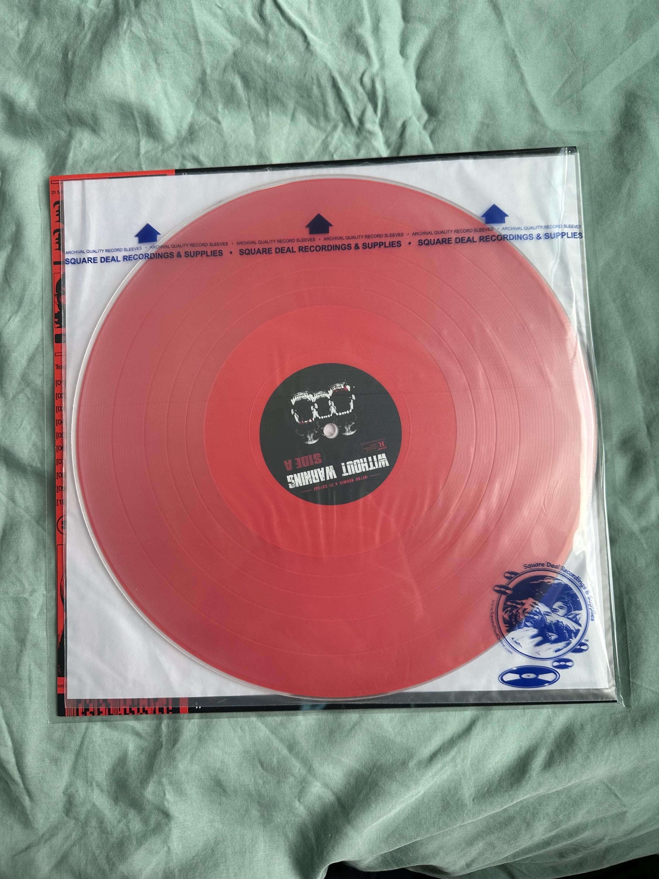 新品非売品レコードDon't wanna see me 〈oh〉 tonight 21 Savage, Offset, and Metro Boomin- Without Warning Vinyl Record
