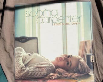 Sabrina Carpenter- Eyes Wide Open vinyl record rare black pressing