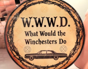 W.W.W.D - What Would the Winchesters Do Sticker : Supernatural, Sam and Dean Winchester Sticker